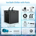 thumbnail image 7 of Joreek Ice Bath Water Chiller for Cold Plunge Tubs, 1/3 HP Cold Plunge Chiller with Built-in Filter & Pump, Submersible Pump, Insulated Hoses, Ideal for Ice Bath Cold Therapy Recovery 110V, 7 of 7