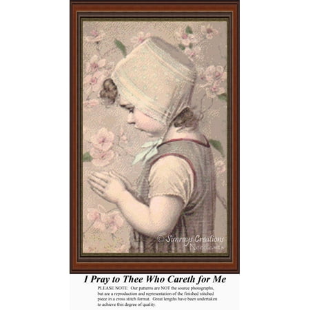 I Pray to Thee Who Careth for Me Vintage Counted Cross Stitch Pattern (Pattern Only You Provide the Floss and Fabric) I Pray to Thee Who Careth for Me Vintage Counted Cross Stitch Pattern (Pattern Only You Provide the Floss and Fabric)