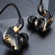 thumbnail image 1 of Audífonos deportivos de alta fidelidad con micrófono, auriculares de música para teléfonos móviles (negro), 1 of 9