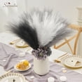 thumbnail image 4 of Decoración con Pasto Pampas Artificial Serwalin Blanco y Gris 45 cm 6 piezas, 4 of 8