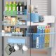 thumbnail image 1 of Estante magnético para especias para refrigerador, paquete de 7 estantes magnéticos 100% metal, organizador de especias de cocina con estante de gancho, soporte para toallas de papel, organizador de, 1 of 21