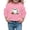 Pink, variant on Boys Sweatshirts Boys Girls Spooky Print Crew Neck Long Sleeve Pullover Hoodless Top Black 5-6 Years