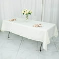 thumbnail image 3 of Balsa Circle 54x96 in Ivory Premium Polyester Rectangular Tablecloth Party Event Reception Decorations Supplies, 3 of 8