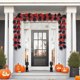 thumbnail image 5 of Simulación de ambiente de Halloween, hoja de arce de ratán, regalos navideños personalizados, decoración de ratán para el hogar., 5 of 5