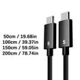 thumbnail image 3 of 16K 60Hz Coaxial Cable USB 4 80Gbps Transmission Braided Type C Full Function Cord Wire Multiple Size, 3 of 8