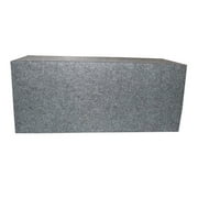 Q Power BASS12 Dual 12-Inch Sealed Angled Subwoofer Enclosure Box