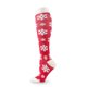 thumbnail image 3 of Medias de compresión navideñas para hombre y mujer, calcetines coloridos con dibujo de Papá Noel, copo de nieve, estampado de alces, calcetines hasta la rodilla para lactancia, 3 of 5