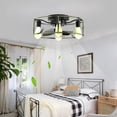 thumbnail image 2 of Aukfa Caged Ceiling Fans with Lights and Remote, 18.5" Low Profile Bladeless Caged Fan with 6 Speeds and Timing, 2 of 8