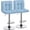 Blue, variant on Yuanmin Bar Stools Set of 2, Adjustable PU Leather Swivel Barstools, Modern Counter Stools with Back and Footrest for Bar, Kitchen, Dining Room, Khaki