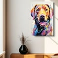 thumbnail image 4 of Labrador Retriever Canvas Wall Art Famous Oil Paintings Monets Watercolor Dog Canvas Funny Dog Canvas Floral Print Abstract Farmhouse Gallery Aesthetic Room Decor for Bedroom Bathroom, 4 of 6