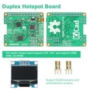 Dcenta MMDVM Duplex Hotspot Board with OLED Display Support DMR P25 D Star Relay Module Support VHF for Raspberry Pi