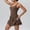 Brown, variant on SKQIT Tennis Dresses for Women with Shorts Underneath Easy Peezy Athletic Dress Workout Square Neck Golf Active Dress