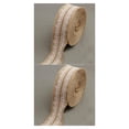 thumbnail image 2 of Naiovety 1 rollo de cinta de arpillera de yute Natural para manualidades, cinta de cáñamo DIY, Material de encaje, envoltorio de regalo de Navidad A1 2piezas Naiovety CBP008344, 2 of 4