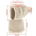 thumbnail image 3 of 3 in 1 Beanie Hat For Women, Upgrade 3 in 1 Beanie Hat with Scarf and Mask, Fall Winter Warm Knitted Ski Scarf and Mask Set (Beige), 3 of 9