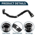 thumbnail image 4 of Unique Bargains Intercooler Hose Heater Hose No.144600199R for Mercedes-Benz Citan W415 2012-2021 Rubber Boost Air Pipe Black 1 Pc, 4 of 6