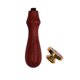 thumbnail image 5 of Sello de cera animal Sello de latón Cabeza de madera Mango de madera Sello de sellado extraíble para sobres Invitaciones Sweethay HA5860-00B, 5 of 6