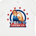 thumbnail image 4 of Inktastic Rosie Riveter Proud American Girls Toddler T-Shirt, 4 of 5