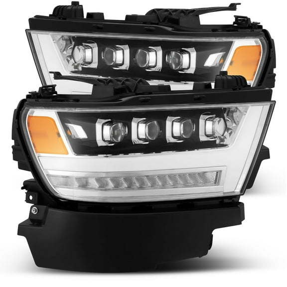 AlphaRex 19-23 Ram 1500 NOVA-Series LED Projector Headlights Chrome