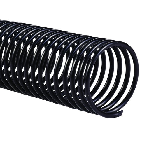 GBC Color Coil Binding Spines, 33 mm, Black, 100 Pack