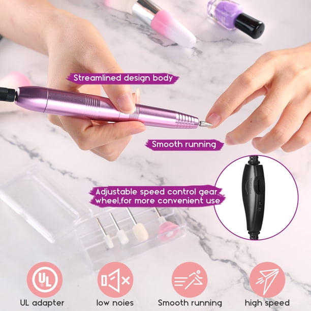 Portable Nail Drill Set, Nail Drill Machine Professional 2200
