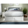 thumbnail image 3 of Richmond Platform Bed with Flat Panel Foot Board and 2 Urban Bed Drawers in, Multiple Colors and Sizes, 3 of 8