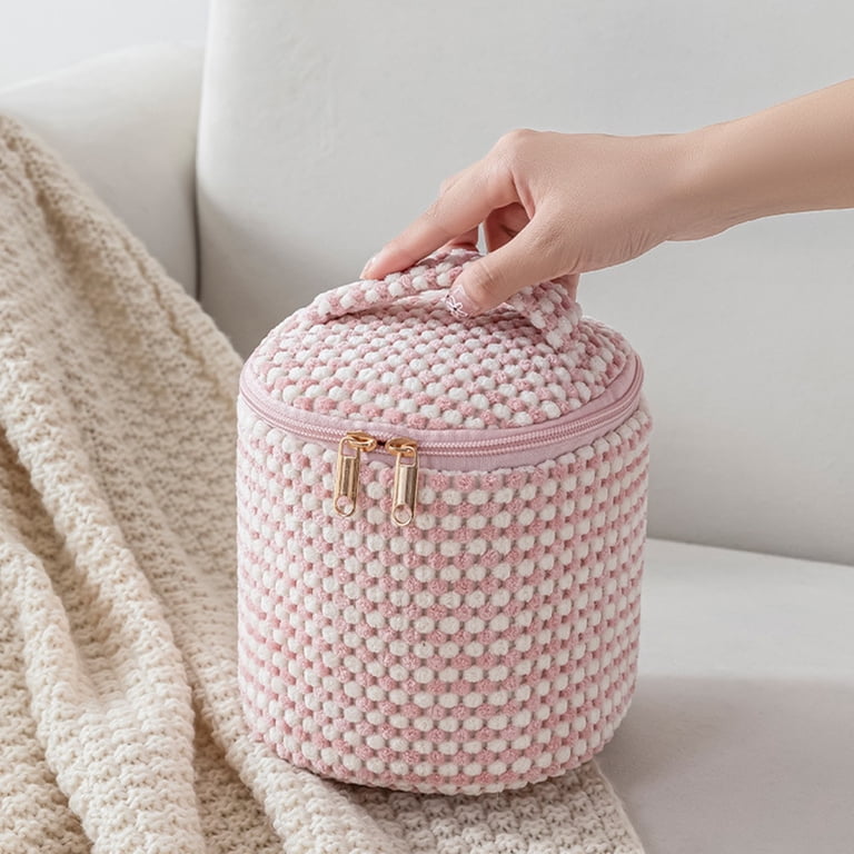 checkered travel makeup bag Travel Makeup Bag Set, Toiletry Bag for Women, Cosmetic Bags for Women,  Makeup Pouch, Checkered Makeup Bag, Mini Makeup Bag Travels Women, Quilted