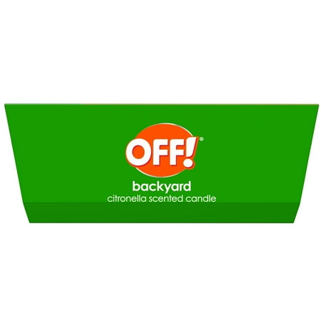 OFF! Scented Citronella Candle, 8 oz Each, 2 Count, Backyard Outdoor Candle, Burn Time up to 30 Hours Per Candle, Provides Ambiance and a Gentle Glow for Outdoor Occasions