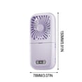 thumbnail image 4 of Desktop Fan USB Folding Mirror Fan Hands Free Portable Outdoor, 4 of 8