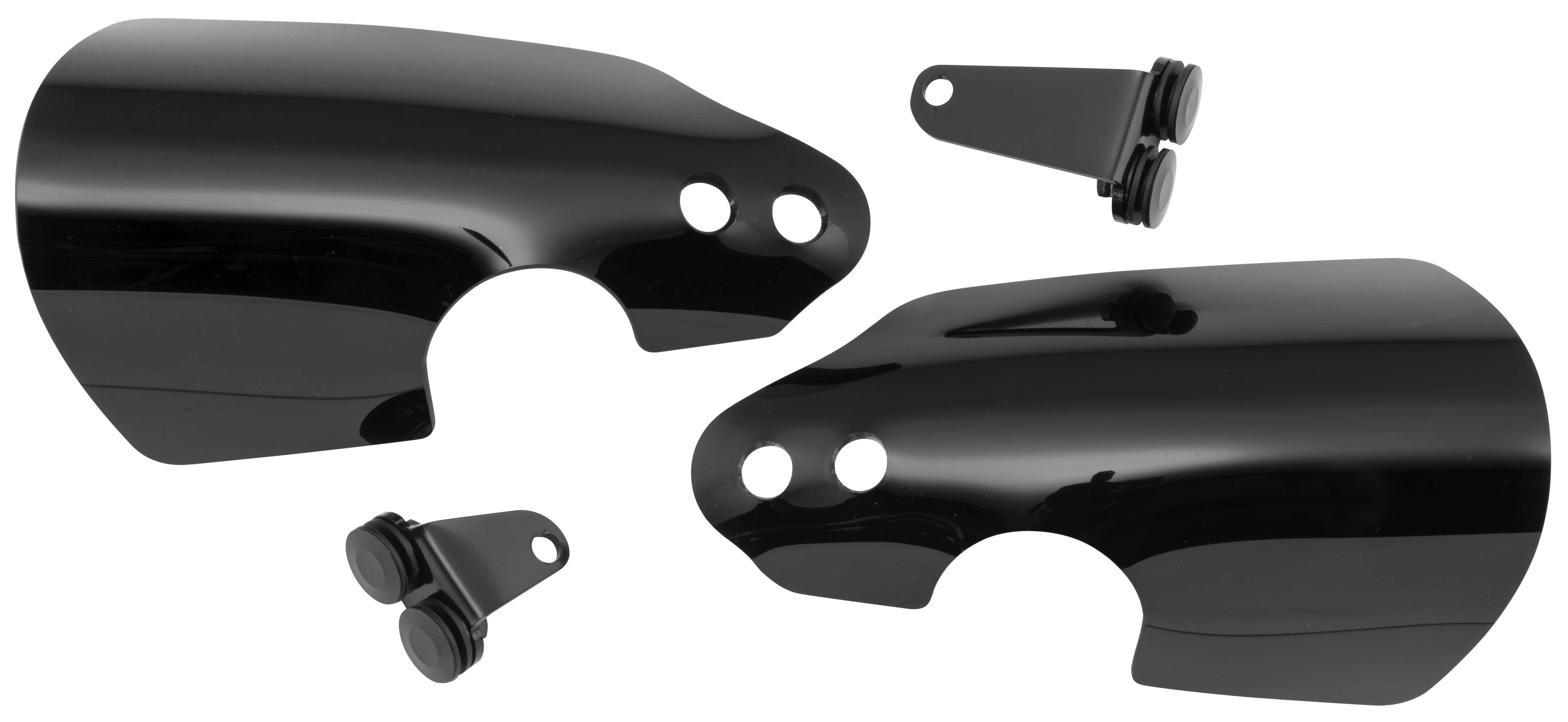 Memphis Shades Hand Guards Compatible for Indian Scout Bobber 2019 Black Opaque 