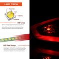 thumbnail image 4 of AKKON - Fits 2013 2014 2015 2016 Ford Fusion S | SE Sedan Models LED Red Tail Lamp Brake Light Outer Pair Driver + Passenger, 4 of 6