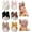 Dndc035, variant on Girls Hair Bow Turban Hat 6 count Set, Top Bowknot  Wrap Beanie India Caps for