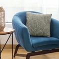 thumbnail image 6 of Plutus Brands Blue Hidden Park Medallion Luxury Throw Pillow-Size:24" x 24", 6 of 9