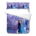 thumbnail image 6 of Frozen Elsa Bedding Set, 2-Piece/3-Piece Anime Ultra Soft Breathable 3D Printed Microfiber Comforter Cover, Cartoon Quilt Cover, Teen Comforter Cover with Pillowcases, 6 of 9