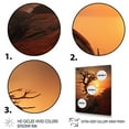 thumbnail image 3 of Designart "Golden Sands Beach Photo X" Nautical & Beach Floater Framed Canvas Print, 3 of 7