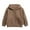 Coffee, variant on QUOTAY Baby Boy Zip Up Hoodies Solid Color Hooded Sweatshirt Long Sleeve Jacket Casual Outerwear for Autumn and Winter Fall Clothes Zip Up Hoodie Beige,2-3 Years