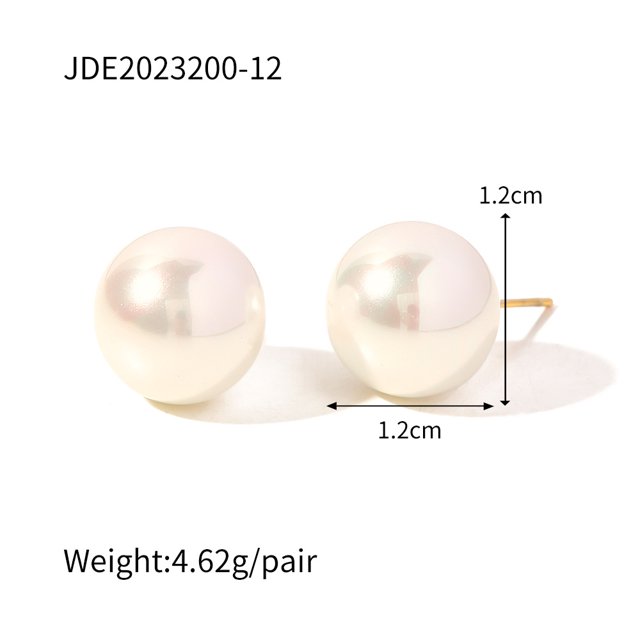 Pendientes de perlas retro, diseño de nicho, pendientes de perlas grandes coloridos, pendientes elegantes a juego para mujer, estilo único, accesorio versátil