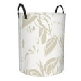 thumbnail image 3 of YFYANG Waterproof Laundry Hamper, Plant Floral Textures Laundry Basket Oxford Fabric with Handle Foldable, M, 3 of 8