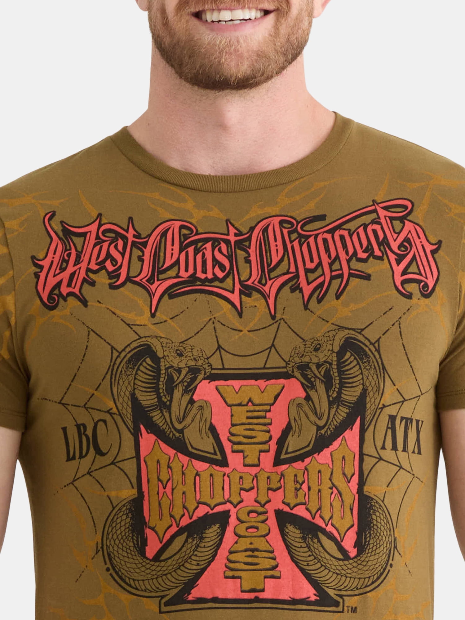 West Coast Choppers, Men's & Big Men's Graphic Tee, Y Tu Que, Sizes XS-3XL