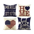 thumbnail image 5 of 4th of July Decor Pillow Cases, 4PC Independence Day Style Pillow Cover Holiday Decoration Sofa Pillowcase, 5 of 8