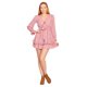 thumbnail image 1 of Vestido Con Olanes Mujer Casual Corto Palo De Rosa rosa CH INCÃGNITA 330827, 1 of 5