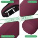 thumbnail image 4 of 2 piezas de funda de neopreno para botellas de agua, bolsa de transporte aislante para botellas de vidrio de 15.5-20oz, funda de botella de bebida colapsable con asa, rojo vino, 4 of 7