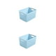 thumbnail image 4 of Cesta Organizadora de Plástico Inteprter Ratán Azul METRO 2Conjunto, 4 of 6