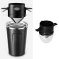 thumbnail image 1 of Dripper de Café, Filtrado de Café de Fácil, Fácil y Fácil de Agarrar Con Una Taza de Plástico Transparente de Plástico para Al Aire libre para viajar para acampar, 1 of 7