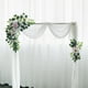 thumbnail image 1 of 2x de bodas Flores de rosas con hojas de eucalitto Decoración de guirnaldas de s de bodas, Arreglo floral para cartel de Colcomx Boda arco floral, 1 of 8