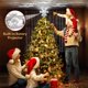 thumbnail image 2 of Copo de nieve Euvinev para adornar el árbol de Navidad con luces giratorias, 2 of 7