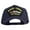 Navy, variant on WW2-Korea Veteran Patched Big Size Solid Cotton Twill 5 Panel Prostyle Snap Cap - Navy XL-3XL