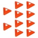 thumbnail image 4 of 10 conos de entrenamiento de fútbol, ​​conos triangulares de fútbol, ​​placa de entrenamiento deportivo, conos de fútbol de agilidad para juegos y actividades al aire libre. Naranja, 4 of 9