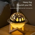 thumbnail image 2 of Humidificador de luz de planeta Luna LED Luz de noche USB Nuevo Humidificador de luz de atmósfera extraña Dos en uno Wmkox8yii  FSASFJB1554, 2 of 4