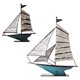 thumbnail image 1 of Vintage barco náutico artesanías decoración de estante Zulema barco de vela náutico, 1 of 8