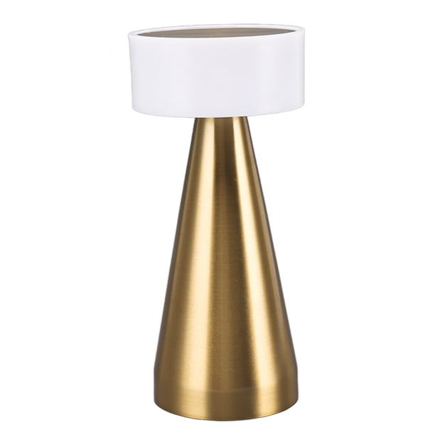 Lámpara De Mesa Inalámbrica, Lámpara De Mesita De Noche LED Industrial Con Atenuador Incorporado Y 3 Temperaturas De Color, Mini Lámpara De Escritorio Para Dormitorio, Sala De